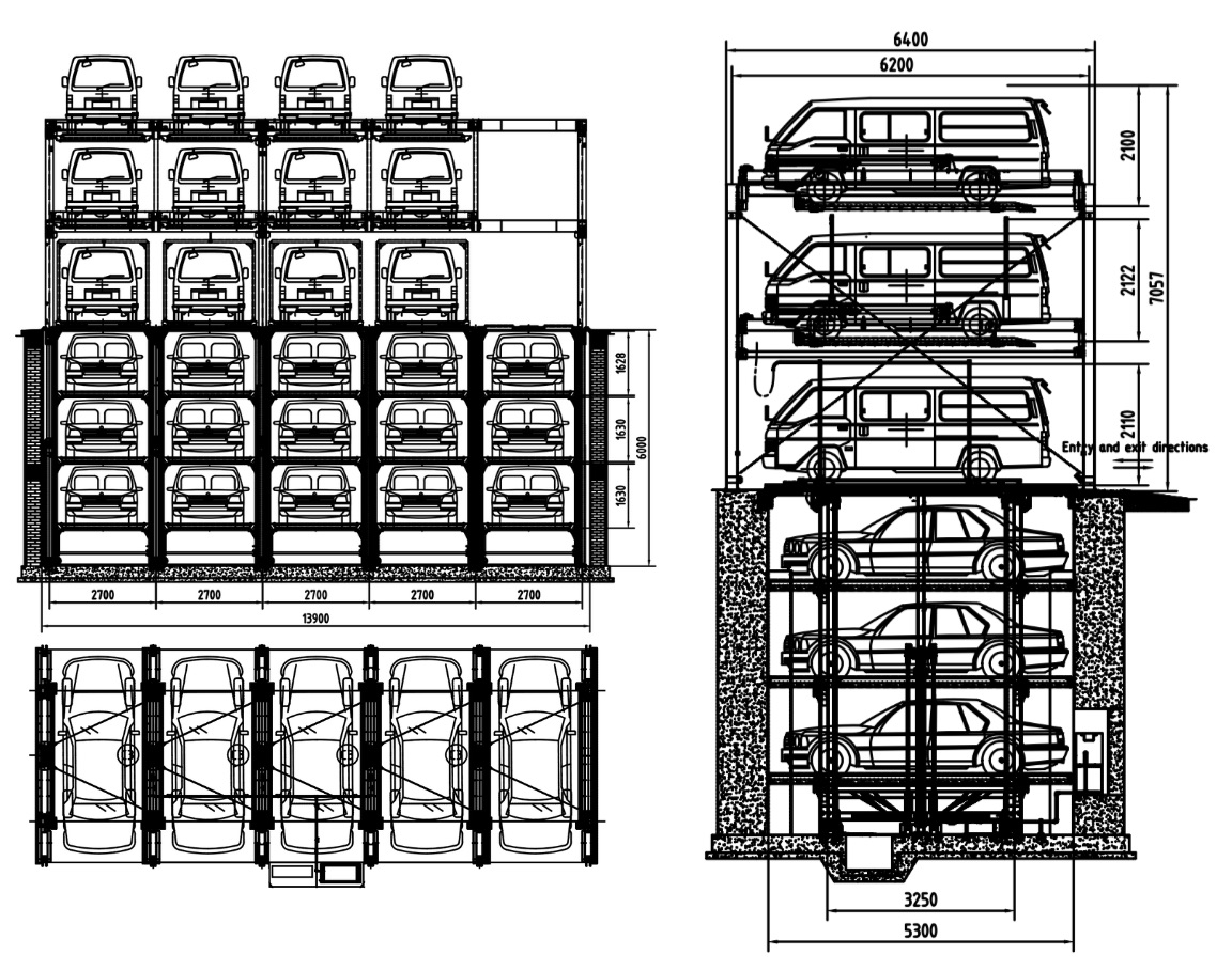 Puzzle parking. Головоломка парковка.