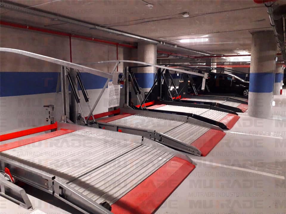 TPTP-2 иелгән паркинг лифты түбән түшәмле парковка