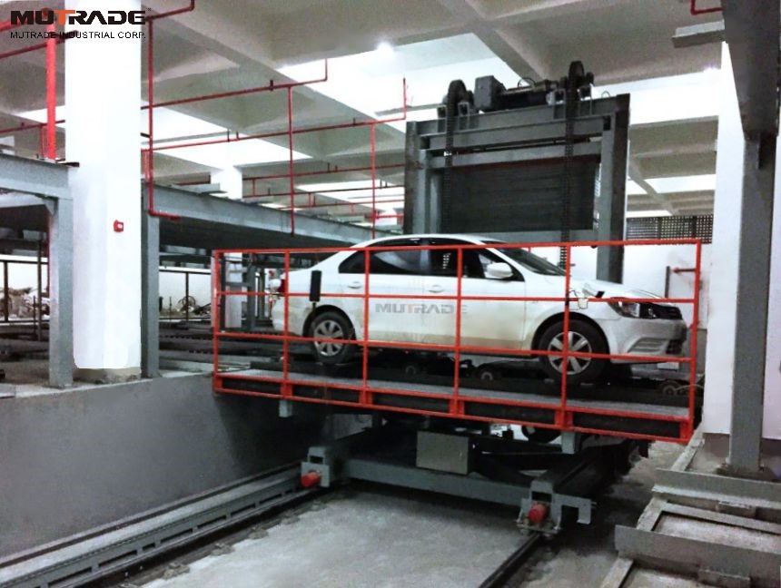 Automated Roadway Stacking Parking System 2 car stacker parking system car storage garage system