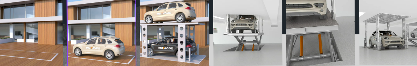 Inovatif Double Platform Scissor Lift Revolutionizes Parking Pribadi ing Tanzania