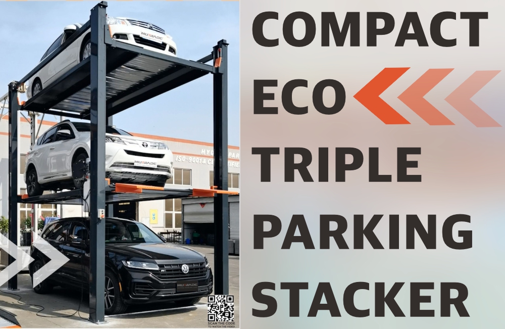 HP2525 НР2525 3 compact triple parking stacker cost effective three level car lifter