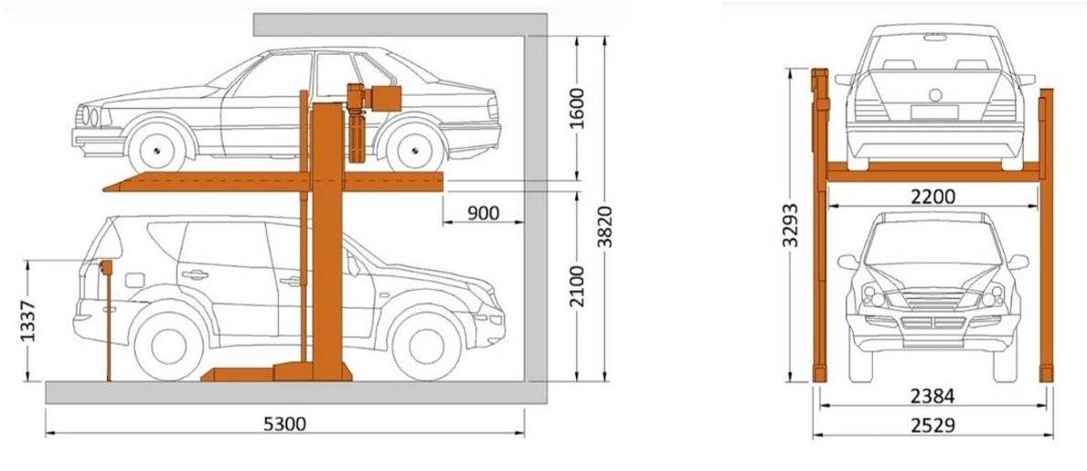 کار سٹوریج کی سہولیات میں انقلابی تبدیلی: برطانیہ میں MUTRADE STARKE 1121 دو پوسٹ پارکنگ لفٹ پروجیکٹ