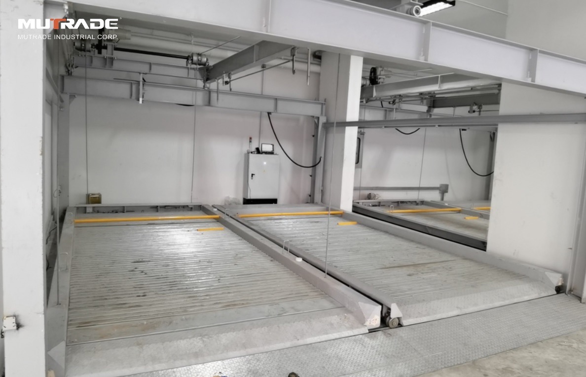 BDP-1+2  INNOVATIVE PIT PUZZLE PARKING SYSTEM FOR A RESIDENTIAL CONDOMINIUM IN THAILAND